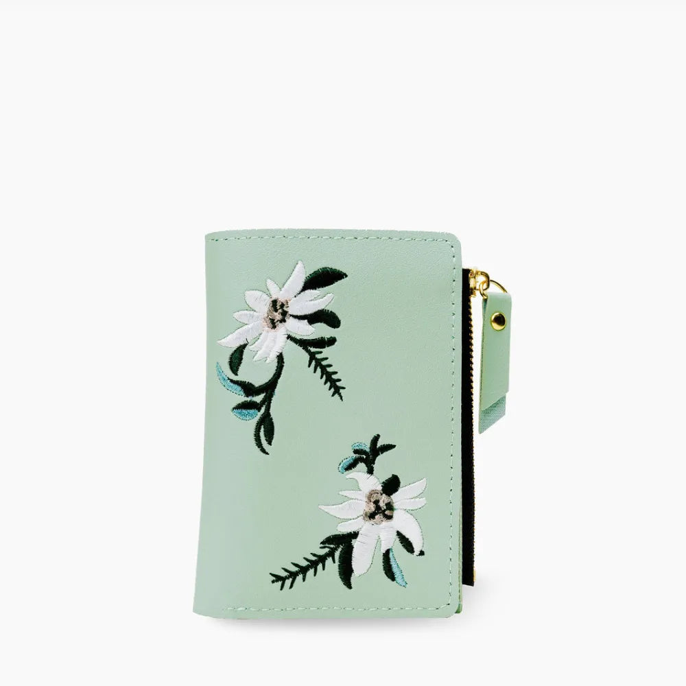 Fleur | Embroidered Wallet